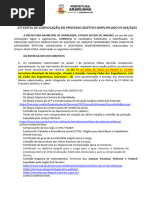 27º Edital de Convocação Do Processo Seletivo Simplificado #023/2023