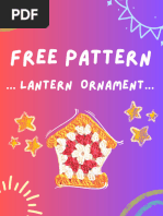 Free Crochet Pattern - Ornament Lantern