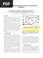 Load-Balancing Web Traf C Over Wide-Area Networks