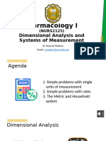 6. Dimensional Analysis