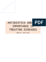 Antibiotics and Its Importance in Treating Diseases