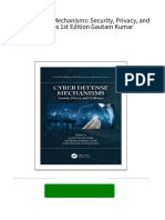 Get Cyber Defense Mechanisms: Security, Privacy, and Challenges 1st Edition Gautam Kumar Free All Chapters