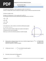 Ficha de Trabalho #5 - 10º Ano