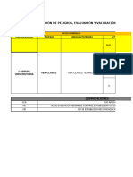 Matriz de Peligros en El Salon de Clase