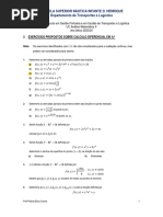 06 Calculo Diferencial em RN - Exercicios Propostos