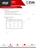 1.8.2 Relational Modelling (Answers)