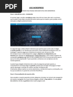 Uso Wordpress