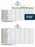 Grade 7 Trust-Attendance Sheet - Quarterly Assembly-Card's Out