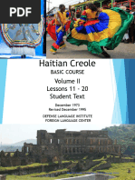 DLI Haitian Creole - Vol 02 Less 11-20 Student Text