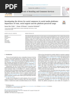 Investigating The Drivers For Social Commerce in Socia 2018 Journal of Retai