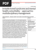 Irritable Bowel Syndrome and Mental Health Comorbidity - Approach To Multidisciplinary Management