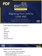 104 Migrating From UVM To UVM AMS