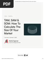 TAM, SAM & SOM - How To Calculate The Size of Your Market - Antler Academy