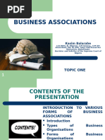 Business Association 1 Topic 1-1