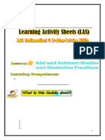 LS3 LAS (Add - Subract Similar-Dissimilar Fractions)