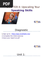 Chapter 2 Upscaling Your Speaking Skills-Unit 1 and 2