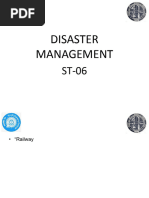 Disaster Manaement (ST-06) For IRISET