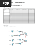 11.7.5 Packet Tracer - Subnetting Scenario - TechAcad Help