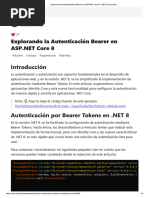 Explorando La Autenticación Bearer en ASP - Net Core 8 - DeV Community