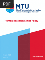 Human Research Ethics Policy AC App 030622