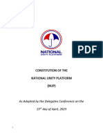 Nup Amended Constitution