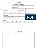 570 - Assignment 2 - Frontsheet