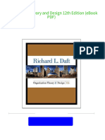 Immediate download Organization Theory and Design 12th Edition (eBook PDF) ebooks 2024