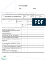 Questionnaire Qualité de Vie - WHOQOL-BREF