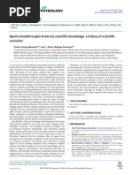 Campo Beamud Rodrigo Carranza 2024 Sports Breakthroughs Driven by Scientific Knowledge A History of Scientific Evolution