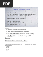 Simple Present Tense Soal