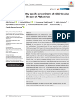 Understanding country‐specific determinants of stillbirth using household surveys- The case of Afghanistan