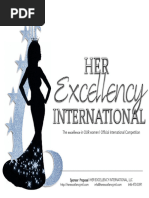 Her Excellency International Sponsor Proposal