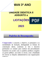 Slides - UD II, As a - Licitações 2023 - 3 Ano - Aula 4