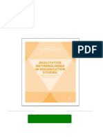 PDF Qualitative Methodologies in Organization Studies: Volume I: Theories and New Approaches 1st Edition Malgorzata Ciesielska Download