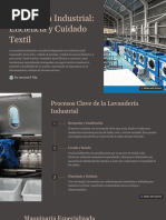 Lavanderia Industrial Eficiencia y Cuidado Textil