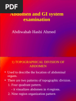 Abdomen and GI Examination