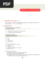 Cours Algorithmes Et Mathematiques