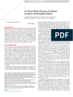 Persistent Shunt After Secundum ASD Closure 2024 CASE