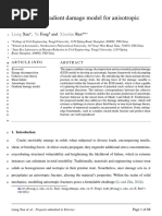 An Extended Gradient Damage Model For Anisotropic Fracture