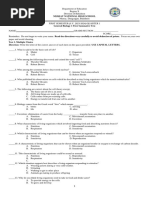 GEN BIO 1 1st Summative Quiz