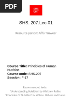 SHS 207 Lec-01