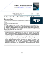 Impact of Turbulence Models On Chimney