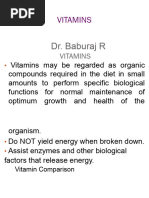 Vitamins in Nutrition