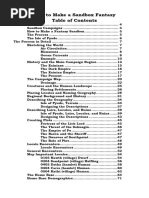 Fantasy Sandbox ToC