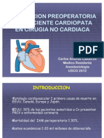 Cact Valoracion Preoperatoria Del Paciente Cardiopata en Cirugia No Cardiaca