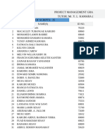 Project Management Grades