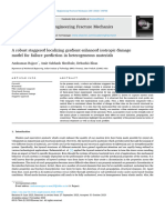 A Robust Staggered Localizing Gradient Enhanced Isotropic Damage Model For Failure Prediction in Heterogeneous Materials