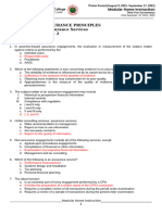 Auditing and Assurance Principles LA No. 2