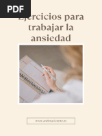 Ejercicios para Trabajar La Ansiedad