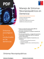 Síntomas Neuropsiquiátricos en Demencia